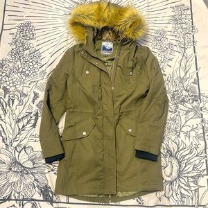 Halitech Women's Hooded Jacket S Army Green